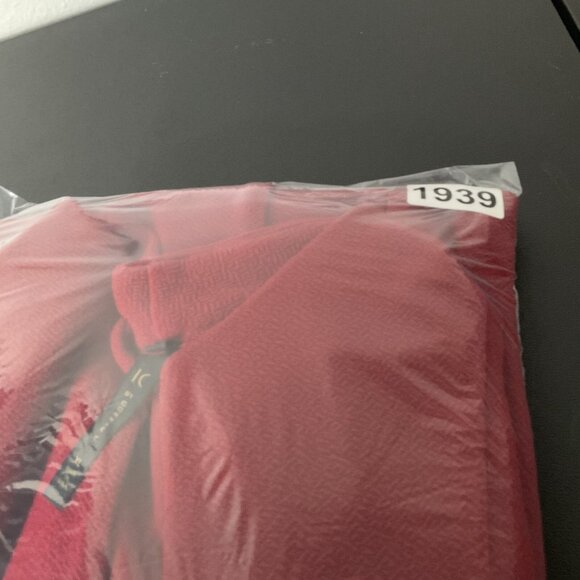 IC by Connie K Blazer Women Sz XL Red Slinky Two Button Jacket Artsy Lagenlook - Picture 12 of 12